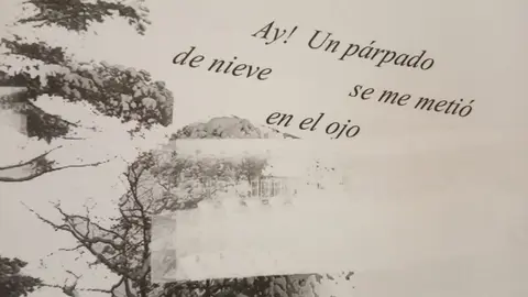 'Instantes de Cristal': haikus y poesía visual de Gustavo Vega en León. El poeta leonés presenta en la galería IA del colegio marista San José una muestra de 14 obras en las que explora la “poesía pura” a través del haiku y la imagen.
