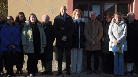 El alcalde de León, José Antonio Diez, presenta las actividades del Coto Escolar a los directores de los colegios de la ciudad. Foto: Peio García.