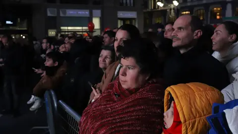 El alcalde de León, José Antonio Díez, preside el acto del encendido del alumbrado navideño de la ciudad. Foto: Peio García. Foto: Isaac Llamazares.