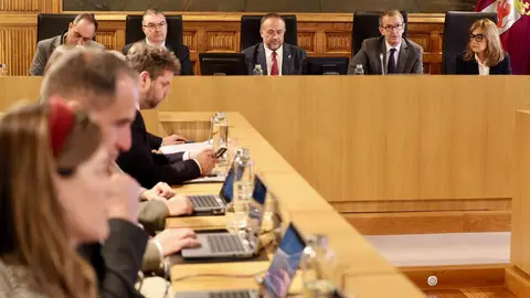 La Diputación de León celebra un pleno extraordinario para la aprobación inicial del presupuesto general para el próximo ejercicio. Fotos: Campillo