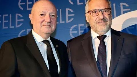 La Federación Leonesa de Empresarios celebra el 33 Día de la Empresa con un acto al que asiste el presidente de la Confederación Española de Organizaciones Empresariales, Antonio Garamendi, y en que se entregarán el galardón al Empresario del Año 2025 y otras distinciones. Foto: Campillo.