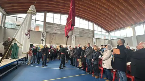 Villaobispo celebra la fiesta de los pendones, símbolo de la historia y la unión del Reino de León. Foto: Ayuntamiento de León.