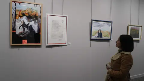 Inauguración de la exposición dedicada a Las Médulas en la Casa de la Cultura de Ponferrada. Foto: César Sánchez.