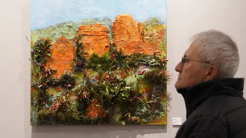 Inauguración de la exposición dedicada a Las Médulas en la Casa de la Cultura de Ponferrada. Foto: César Sánchez.