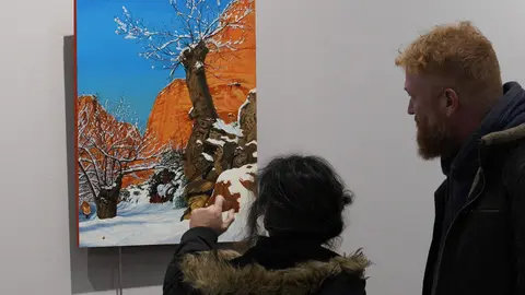 Inauguración de la exposición dedicada a Las Médulas en la Casa de la Cultura de Ponferrada. Foto: César Sánchez.