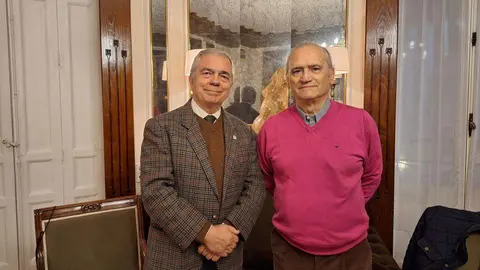 La embajada leonesa en la capital inauguró diciembre una nueva edición de 'Conversaciones en la Casa' con la participación de Rubén Servert. Foto: Casa de León en Madrid.