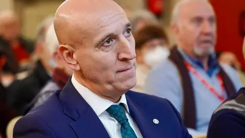 Acto de clausura del comité de la Unción de Jubilados y Pensionistas de la Unión General de los Trabajadores, al que asistirán el vicesecretario general de UGT, Rafael Espartero, la secretaría de política Institucional de la UGT Cristina Estévez, el secretario general de UGTCyL, Óscar Lobo, el secretario provincial, Enrique Reguero, y el alcalde de León, José Antonio Diez. Foto: Campillo.