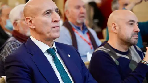 Acto de clausura del comité de la Unción de Jubilados y Pensionistas de la Unión General de los Trabajadores, al que asistirán el vicesecretario general de UGT, Rafael Espartero, la secretaría de política Institucional de la UGT Cristina Estévez, el secretario general de UGTCyL, Óscar Lobo, el secretario provincial, Enrique Reguero, y el alcalde de León, José Antonio Diez. Foto: Campillo.