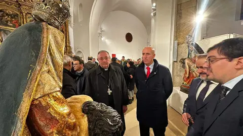 Pase de prensa de la exposición ‘El dolor esculpido’ organizada por la Cofradía del Santísimo Sacramento de Minerva y la Santa Vera Cruz en colaboración con el Museo Diocesano y de Semana Santa de León. Foto: Ayto León