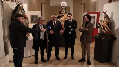 Pase de prensa de la exposición ‘El dolor esculpido’ organizada por la Cofradía del Santísimo Sacramento de Minerva y la Santa Vera Cruz en colaboración con el Museo Diocesano y de Semana Santa de León. Foto: Ayto León