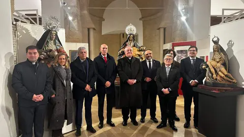 Pase de prensa de la exposición ‘El dolor esculpido’ organizada por la Cofradía del Santísimo Sacramento de Minerva y la Santa Vera Cruz en colaboración con el Museo Diocesano y de Semana Santa de León. Foto: Ayto León