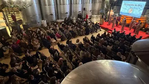 El prestigioso neurocirujano berciano Valle Folgueral fue el encargado de encender la Navidad en el Palacio de Canedo de Prada donde recibió un merecido homenaje a su trayectoria.