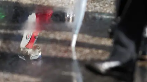 León acogió este sábado la clásica Scooter Run dentro del programa de actividades complementarias del festival Purple Weekeend. Foto: Peio García