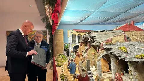 El Ayuntamiento de San Marcelo de León inaugura su belén con un centenar de piezas. Foto: Ayuntamiento de León.
