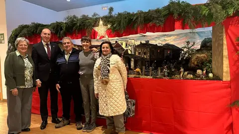 El Ayuntamiento de San Marcelo de León inaugura su belén con un centenar de piezas. Foto: Ayuntamiento de León.