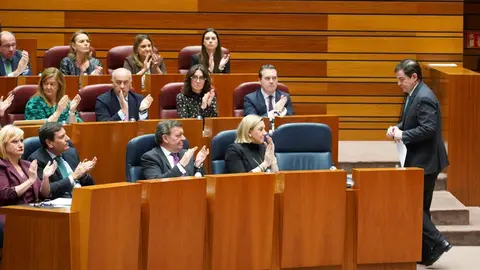 Primera jornada del pleno de las Cortes de Castilla y León que comienza con la comparecencia del presidente de la Junta, Alfonso Fernández Mañueco, sobre la ‘trama eólica’ y continúa con las preguntas de control al Ejecutivo. Fotos: Miriam Chacón