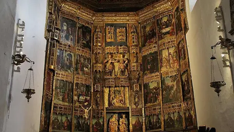 Retablo mayor de San Facundo y San Primitivo.