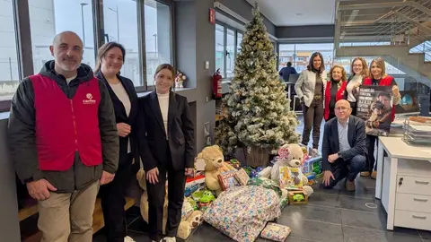 Los trabajadores de Hijolusa han respondido un año más de manera masiva a la tercera edición de la campaña solidaria 'Ningún niño sin juguete esta Navidad', desarrollada en colaboración con Cáritas Diocesana de León. Gracias a esta iniciativa, un centenar de pequeños de la provincia recibirán juguetes nuevos estas fiestas navideñas.