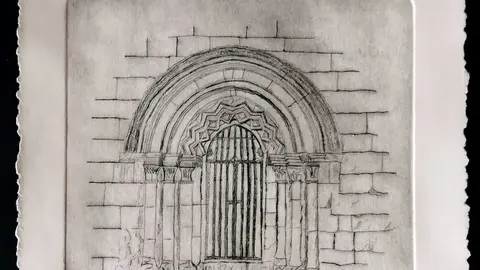 Grabado de Jose ALberto Calvo