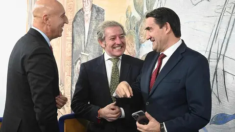 La Fundación Laboral de la Construcción de Castilla y León presenta el nuevo centro de formación de León, con la participación del consejero de Medio Ambiente, Vivienda y Ordenación del Territorio, Juan Carlos Suárez-Quiñones. Fotos: Peio García