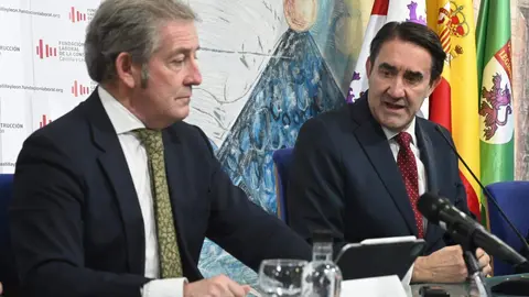 La Fundación Laboral de la Construcción de Castilla y León presenta el nuevo centro de formación de León, con la participación del consejero de Medio Ambiente, Vivienda y Ordenación del Territorio, Juan Carlos Suárez-Quiñones. Fotos: Peio García