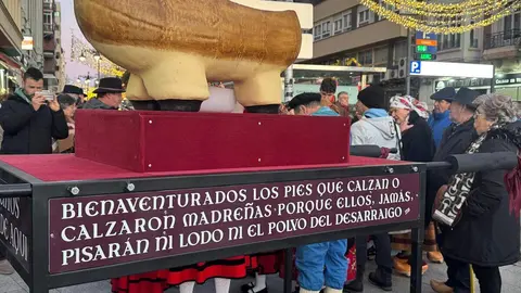 El centro de León se transformó en el escenario de la V Madreñada este sábado. Foto: Silvia García