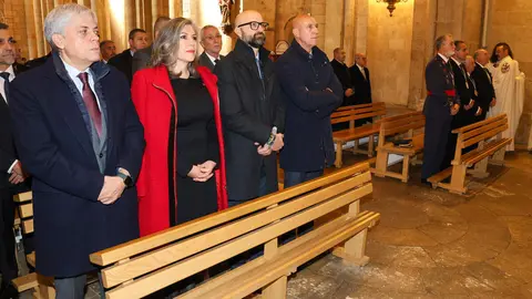 La Real Cofradía del Pendón de San Isidoro conmemora el 962 aniversario de las Reliquias del Santo desde Santiponce-Itálica (Sevilla) a León con la acogida de los nuevos hermanos cofrades y el nombramiento del Caballero Cofrade de Honor de este año. Foto: Campillo.