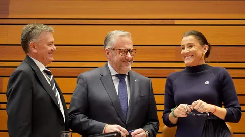 El presidente de la Junta, Alfonso Fernández Mañueco, aseguró hoy que llega al final del mandato con los deberes hechos en un pleno en el que la oposición de forma coral le afeó su gestión. Fotos: Leticia Pérez