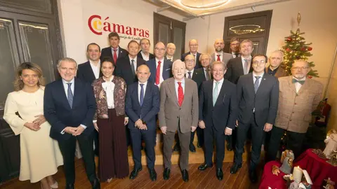 El presidente del Consejo de Cámaras de Castilla y León, Antonio Méndez Pozo, durante el Pleno celebrado este miércoles. Foto: Ical