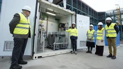 Ciuden presenta el electrolizador de membrana polimérica. Foto: César Sánchez