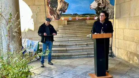 El patio del Palacio de los Guzmanes, sede de la Diputación de León, ha acogido este sábado la entrega de premios del Campeonato Provincial de Mastín. Foto: DipuLeón