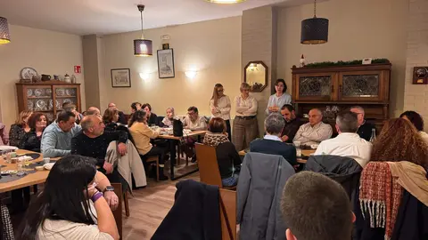 Los socialistas del sur de León celebran la Navidad en Valencia de Don Juan. Foto: PSOE