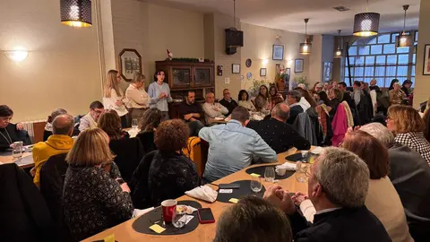 Los socialistas del sur de León celebran la Navidad en Valencia de Don Juan. Foto: PSOE