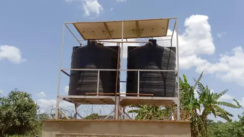 Proyecto de Cáritas subvencionado por la Junta de Castilla y León para el abastecimiento de agua a una población de 2.500 habitantes en Kikuyo (Congo).