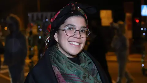 Trobajo del Camino se convirtió este martes en escenario de una de las tradiciones más singulares del imaginario leonés con la celebración de la cabalgata de la Vieja del Monte. Fotos: Isaac Llamazares | Ayuntamiento de San Andrés