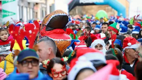 León despide el año corriendo en una San Silvestre de récord con más de 8.200 participantes. Foto: Campillo