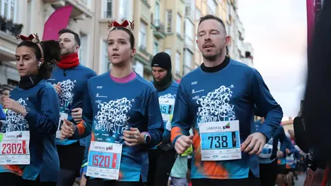 Fernando Carro y Marta García Alonso se imponen en una San Silvestre de León arropada por miles de aficionados. Foto: Isaac Llamazares