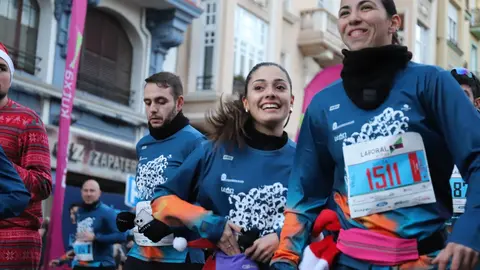 Fernando Carro y Marta García Alonso se imponen en una San Silvestre de León arropada por miles de aficionados. Foto: Isaac Llamazares)