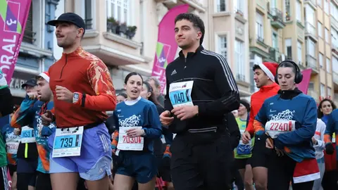 Fernando Carro y Marta García Alonso se imponen en una San Silvestre de León arropada por miles de aficionados. Foto: Isaac Llamazares