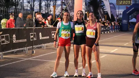 Fernando Carro y Marta García Alonso se imponen en una San Silvestre de León arropada por miles de aficionados. Foto: Isaac Llamazares