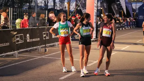 Fernando Carro y Marta García Alonso se imponen en una San Silvestre de León arropada por miles de aficionados. Foto: Isaac Llamazares