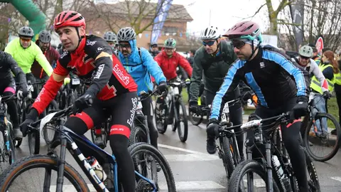 Villabalter celebró este domingo la carrera de bicis Haga Como Haga. Foto: Isaac Llamazares