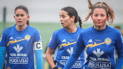 Imagen del encuentro entre el Olímpico de León y el Madrid CFF.