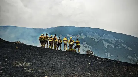 'Sudor, lágrimas y ceniza', fotografía de Diego Fernández Martín, vencedor en la categoría 'Durante'.