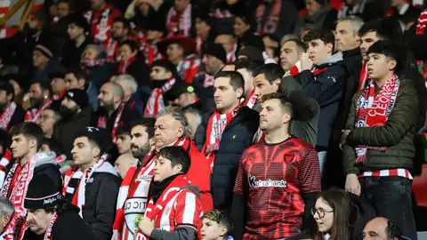 Una Cultural heroica cae en la prórroga ante el Athletic y se despide de la Copa con honor. El equipo de Ziganda firma una noche inolvidable en el Reino de León y obliga al Athletic a sudar hasta el último minuto (3-4) en los octavos de final. Fotos: Isaac Llamazares