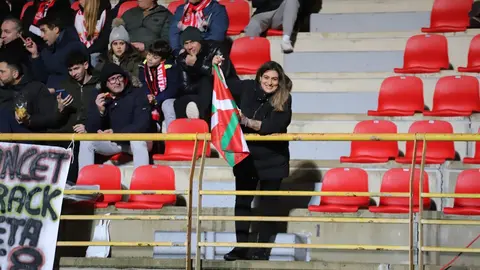 Una Cultural heroica cae en la prórroga ante el Athletic y se despide de la Copa con honor. El equipo de Ziganda firma una noche inolvidable en el Reino de León y obliga al Athletic a sudar hasta el último minuto (3-4) en los octavos de final. Fotos: Isaac Llamazares