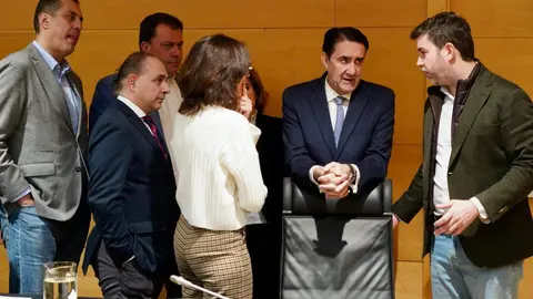 Comparecencia Comparecencia del consejero de Medio Ambiente, Vivienda y Ordenación del Territorio, Juan Carlos Suárez-Quiñones, ante la Comisión de esta área para informar sobre la gestión de la campaña de incendios 2025. Foto: Leticia Pérez