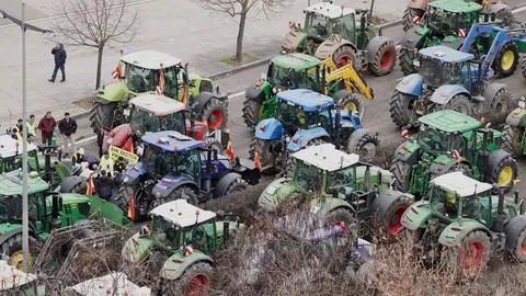 La Unión Nacional de Asociaciones del Sector Primario Independientes (Unaspi) convoca una protesta contra el acuerdo de la Unión Europea y Mercosur. Fotos: Eduardo Margareto