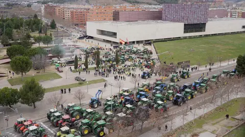La Unión Nacional de Asociaciones del Sector Primario Independientes (Unaspi) convoca una protesta contra el acuerdo de la Unión Europea y Mercosur. Fotos: Eduardo Margareto