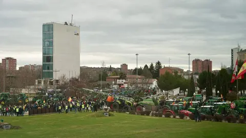 La Unión Nacional de Asociaciones del Sector Primario Independientes (Unaspi) convoca una protesta contra el acuerdo de la Unión Europea y Mercosur. Fotos: Eduardo Margareto